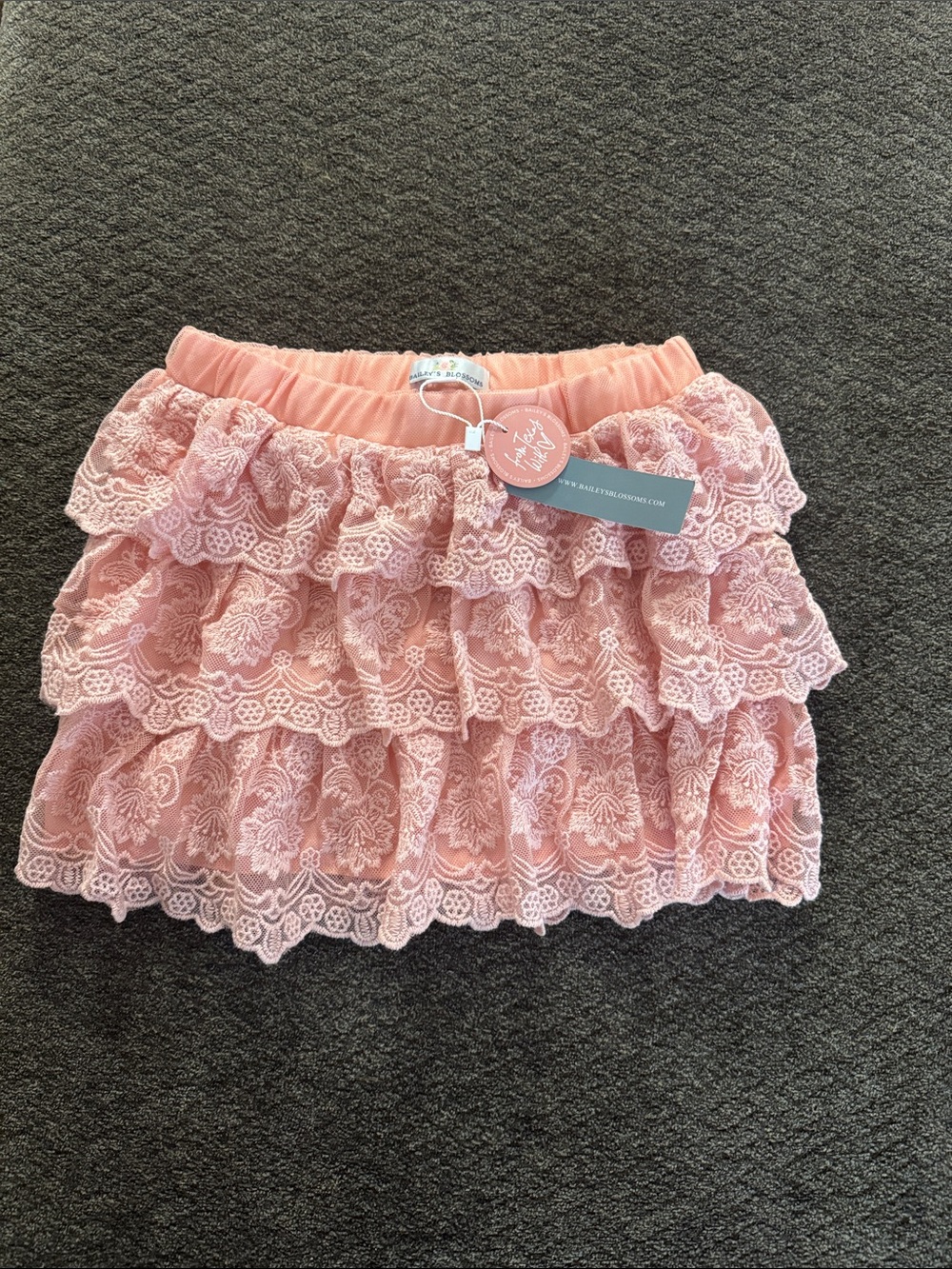 Bailey Blossoms lace detail skirt